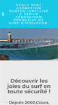 Mobile Screenshot of ecole-surf-capbreton.com